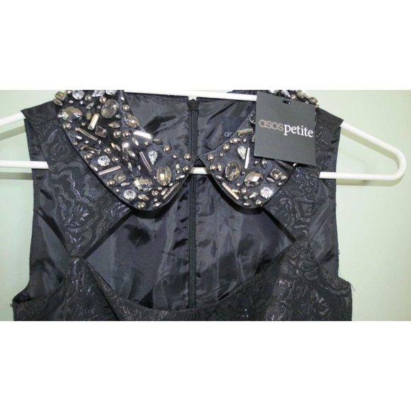 ASOS PETITE - gorgeous cocktail - after five dress - size UK8 new with t… - Picture 2 of 5